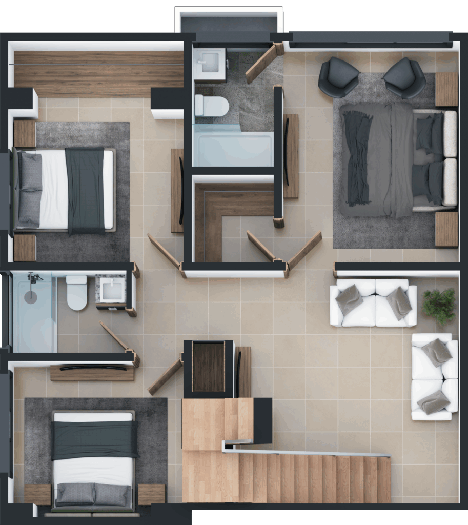 Apartamento 8C 1er N